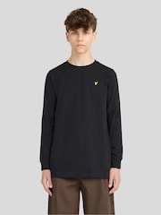 Camiseta de manga larga lisa Lyle & Scott - Imagen 1 de 7