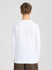 Lyle & Scott қарапайым ұзын жеңді футболка - 7суретінің 4 суреті