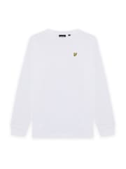 Lyle & Scott қарапайым ұзын жеңді футболка - 7суретінің 5 суреті