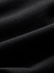 Black Regular Cotton Rich Knitted Crew Neck Jumper - Image 10 of 12