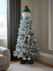 Lit Snowman 6ft Christmas Tree - Image 2 of 8