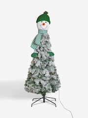 Lit Snowman 6ft Christmas Tree - Image 8 of 8