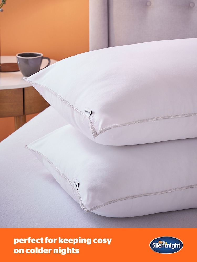 Silentnight 2 Pack Warm And Cosy Pillows - Image 2 of 9