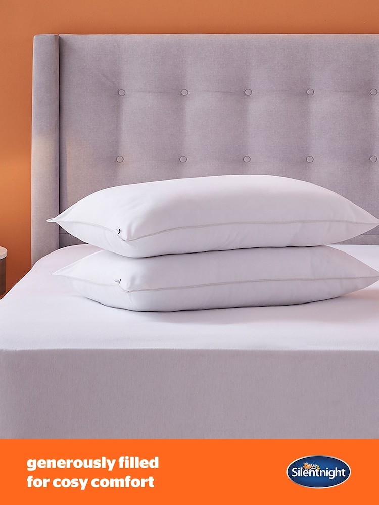 Silentnight 2 Pack Warm And Cosy Pillows - Image 3 of 9