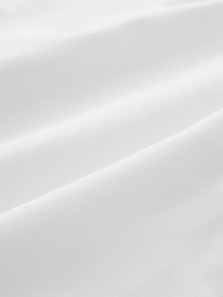 White Long Sleeve Cotton Poplin Blouse - Image 6 of 6