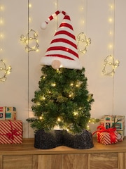 Red Lit Gonk 3ft Christmas Tree - Image 1 of 4