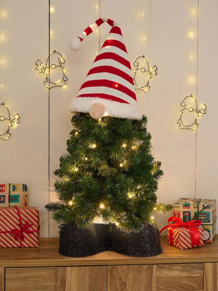 Red Lit Gonk 3ft Christmas Tree - Image 1 of 4