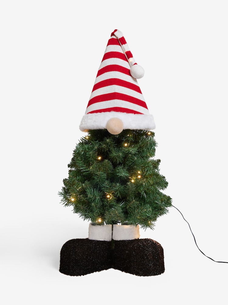 Red Lit Gonk 3ft Christmas Tree - Image 4 of 4
