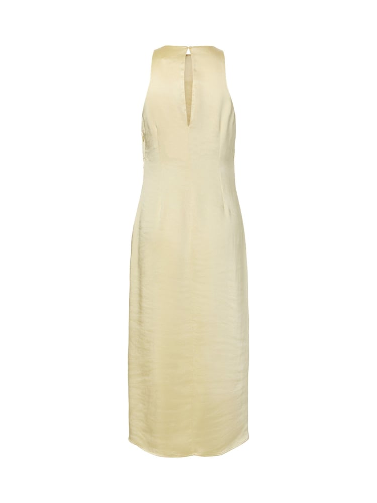 Y.A.S Yellow Flower Placement Midi Occassion Dress - Image 2 of 2