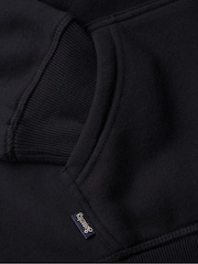 Superdry Black Essential Logo Zip Hoodie - Image 6 of 6