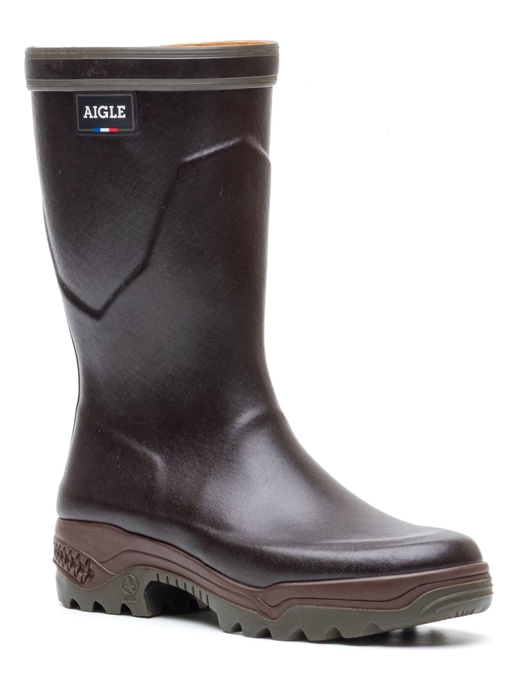 Brun Brown - Aigle Parcours 2 Bott Mid Calf Wellies - صورة 2 من 4