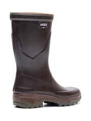 Brun Brown - Aigle Parcours 2 Bott Mid Calf Wellies - صورة 3 من 4
