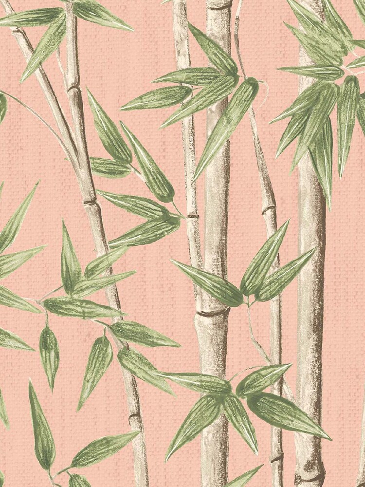 Woodchip & Magnolia Pink Bamboozle Wallpaper - Image 4 of 4
