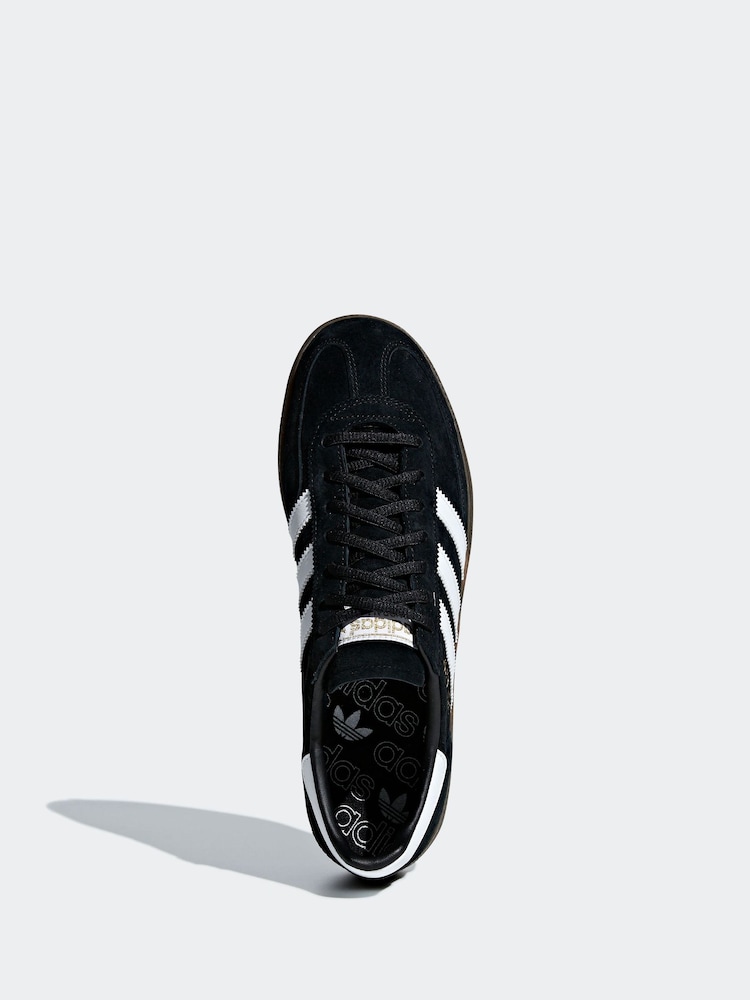 adidas Originals Black Handball Spezial Trainers - Image 9 of 13