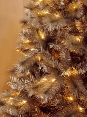 Champagne Gold Pre Lit 7ft Christmas Tree - Image 4 of 6