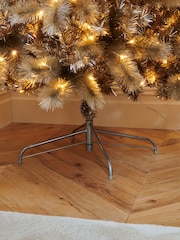 Champagne Gold Pre Lit 7ft Christmas Tree - Image 5 of 6