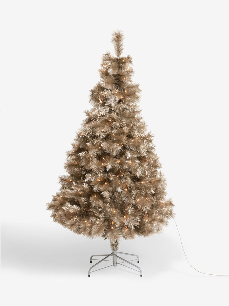 Champagne Gold Pre Lit 7ft Christmas Tree - Image 6 of 6