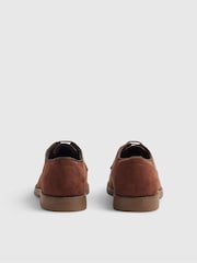 River Island Brown Suede Formal Derby Shoes - Image 4 of 5