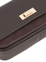 Dune London Brown Discreet Cross-Body Bag - Image 4 of 4