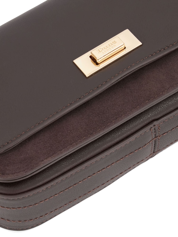 Dune London Brown Discreet Cross-Body Bag - Image 4 of 4 Dune London Brown Discreet Cross-Body Bag - Image 4 of 4