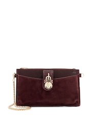 Dune London Red Kerrie Slim Purse With Removable Card Holder - Image 1 of 4
