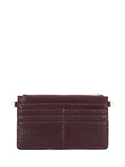 Dune London Red Kerrie Slim Purse With Removable Card Holder - Image 2 of 4