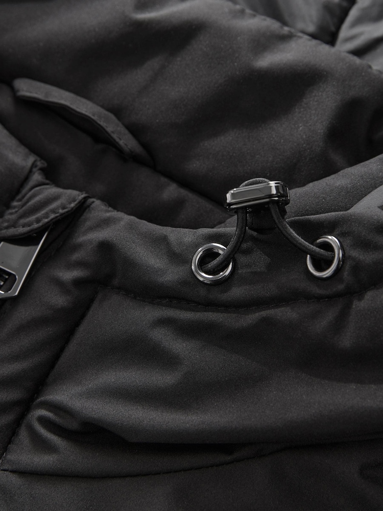 Black Shower Resistant Soft Lightweight Jacket - Image 10 of 10