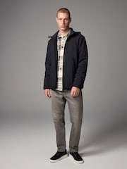 Black Shower Resistant Soft Lightweight Jacket - Image 3 of 10