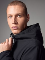 Black Shower Resistant Soft Lightweight Jacket - Image 4 of 10