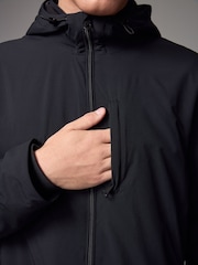 Black Shower Resistant Soft Lightweight Jacket - Image 5 of 10
