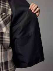 Black Shower Resistant Soft Lightweight Jacket - Image 6 of 10