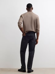 River Island Black Slim Fit Washed Jeans - Image 2 of 4