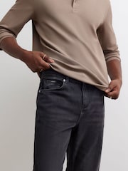 River Island Black Slim Fit Washed Jeans - Image 4 of 4