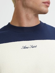 River Island Oversized Ame Saint stripes T-Shirt - Larawan 4 ng 4
