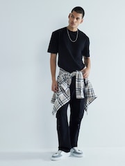 River Island Black Regular Fit T-Shirts 3 Pack - Image 4 of 6