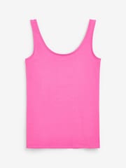 Bright Pink Thick Strap Vest - Image 4 of 4