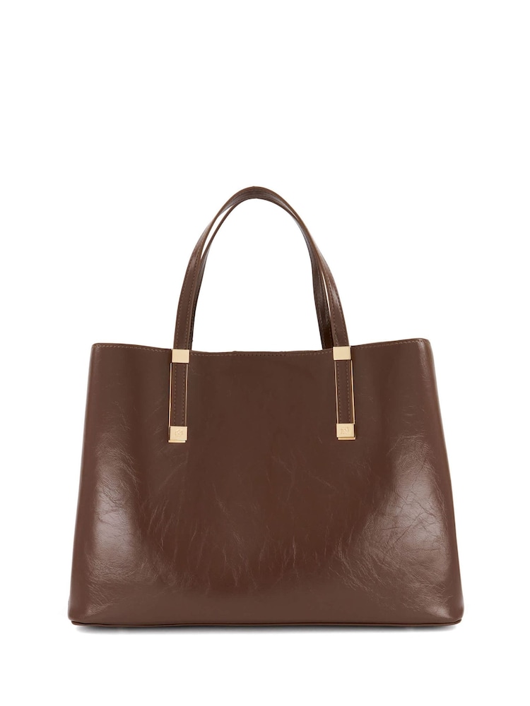 Dune London Brown Dorry P Tote Bag - Image 2 of 4 Dune London Brown Dorry P Tote Bag - Image 2 of 4