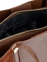 Dune London Brown Dorry P Tote Bag - Image 3 of 4