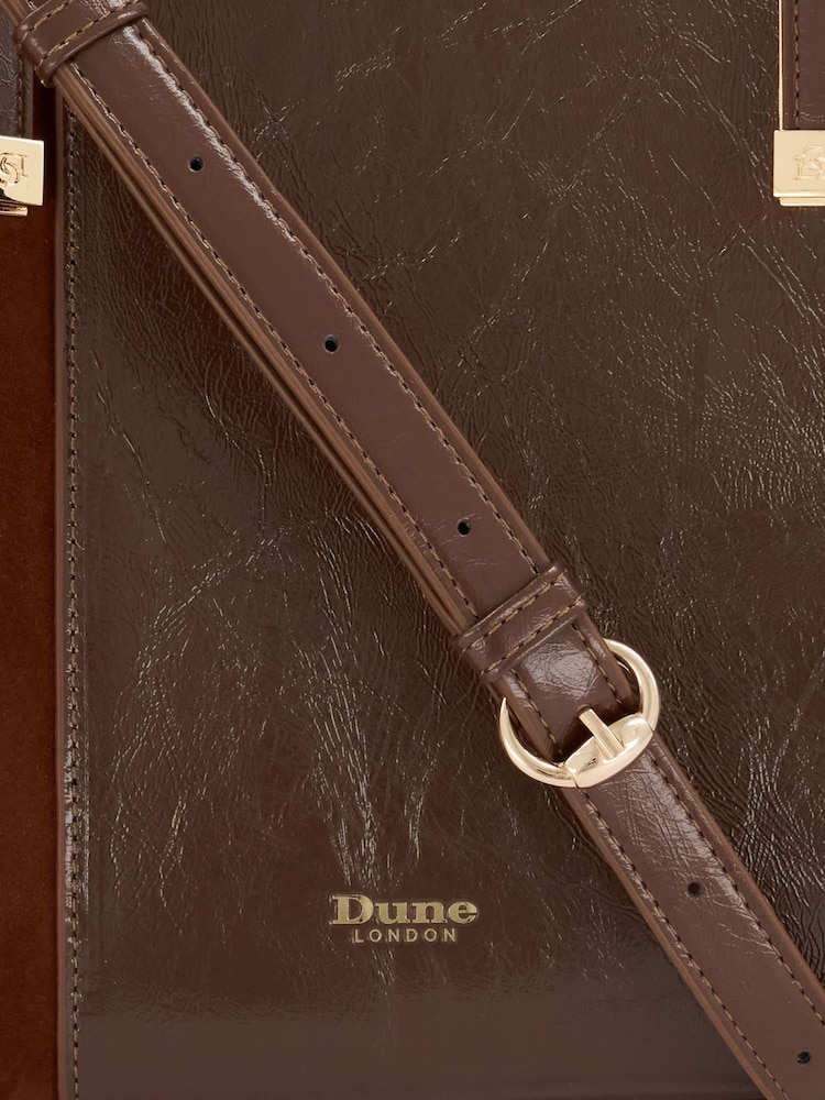 Dune London Brown Dorry P Tote Bag - Image 4 of 4 Dune London Brown Dorry P Tote Bag - Image 4 of 4