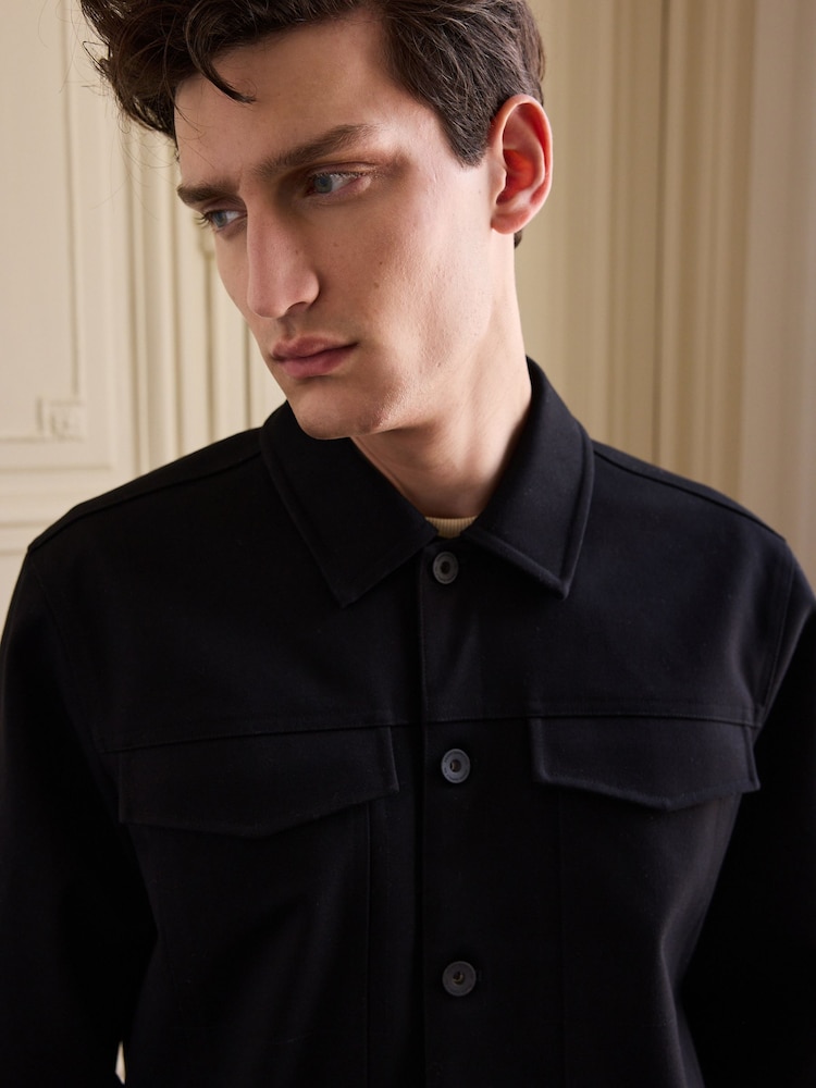 Black Smart Shacket - Image 2 of 9