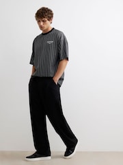 River Island Oversized Boxy Fit Stripe Maison T-Shirt - Bilde 4 av 4