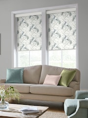 Laura Ashley Blue Belvedere Midnight Made to Measure Roller Blind - Image 2 of 6