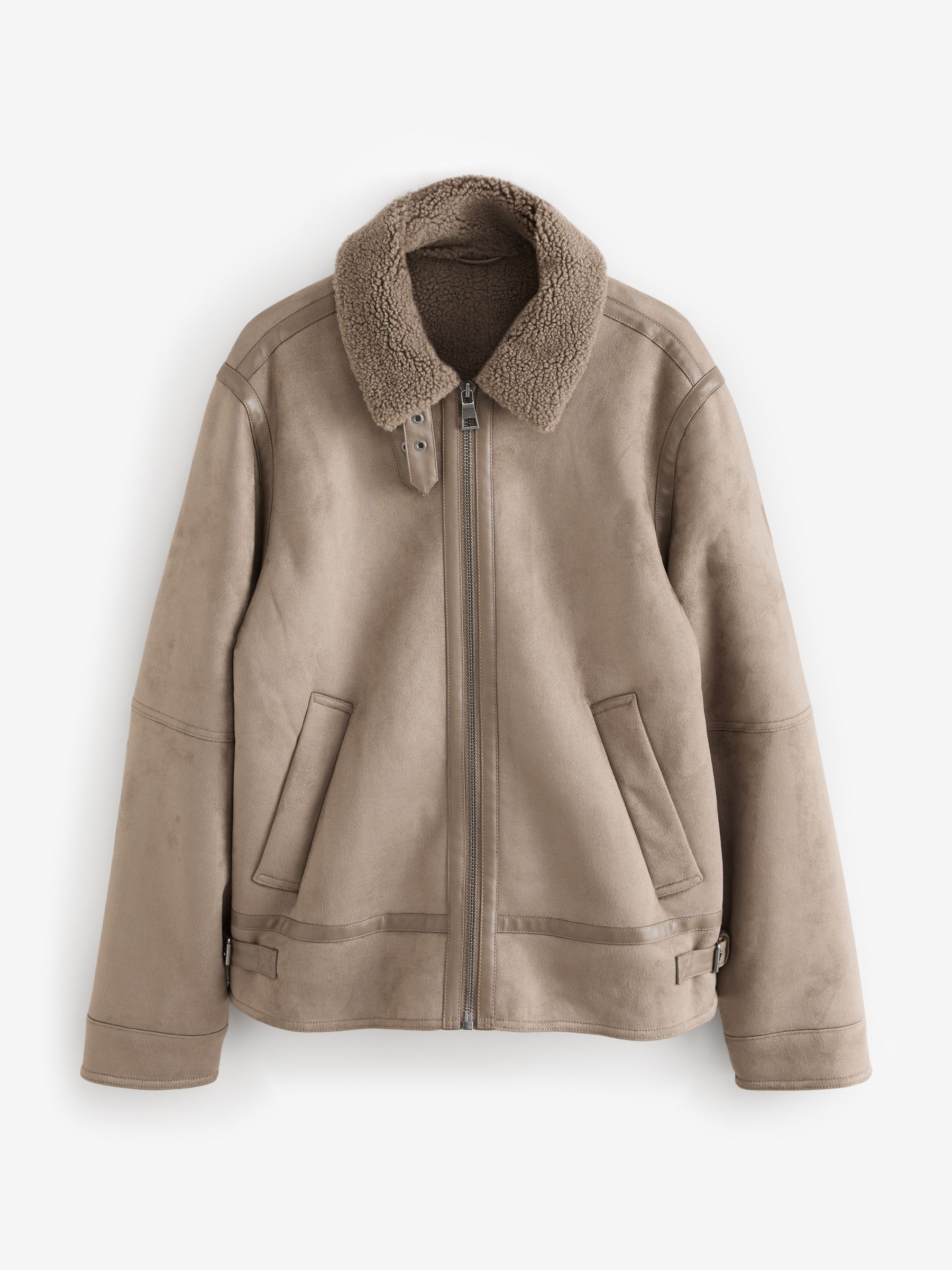 Next shearling jacket on sale