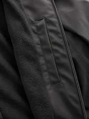 Black Long Waterproof Hooded Anorak - Image 16 of 19