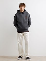River Island Grey Oversized Premium Maison Hoodie - Image 2 of 4