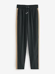 Black / Camel Side Stripe Taper Trousers - Image 6 of 7