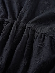 White Stuff Black Megan Embroidered Midi Dress - Image 6 of 6