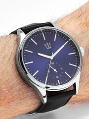 Black Classic Watch With Black Strap - Image 3 of 5