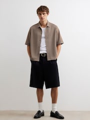 River Island Gestreiftes, weit geschnittenes Oversized-Hemd - Bild 2 von 3