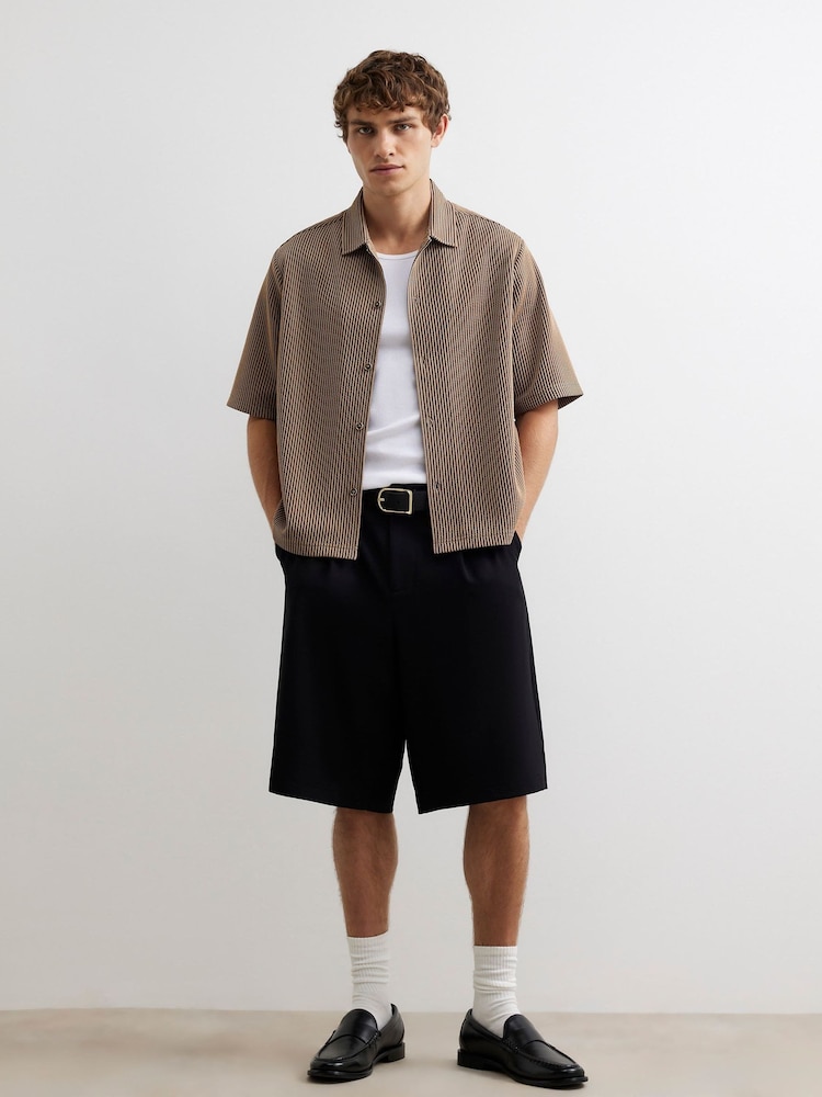 River Island Gestreiftes, weit geschnittenes Oversized-Hemd - Bild 2 von 3